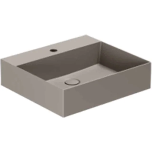 Lavabo Elegance SQ 50 servant, 50x45 cm, matt brun | 121037048