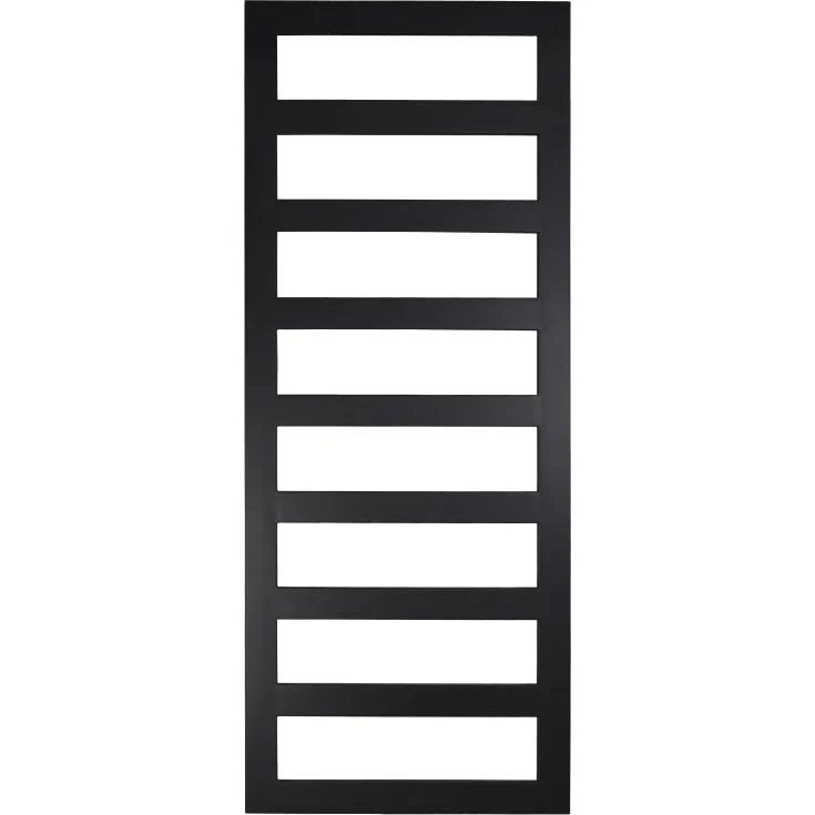 Kriss Sigma håndkletørker, vand, 60x150 cm, matt sort | SG15060S