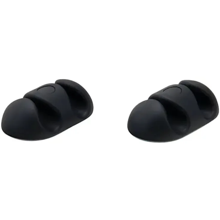 Bluelounge Cabledrop ledningeholder , sort, 2 stk. | CDXL2-BL