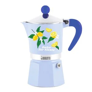 Mercato Della Frutta espressokanne 3 kopper lys blå v:7129811