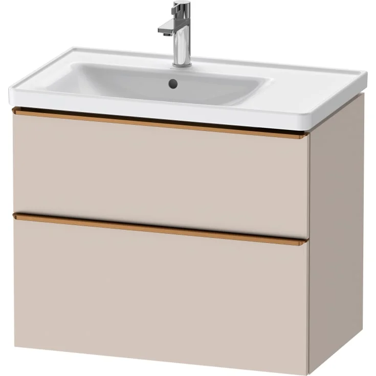 Duravit D-Neo servantskap, 78,4x45,2 cm, matt beige/bronse | DE4357004910000