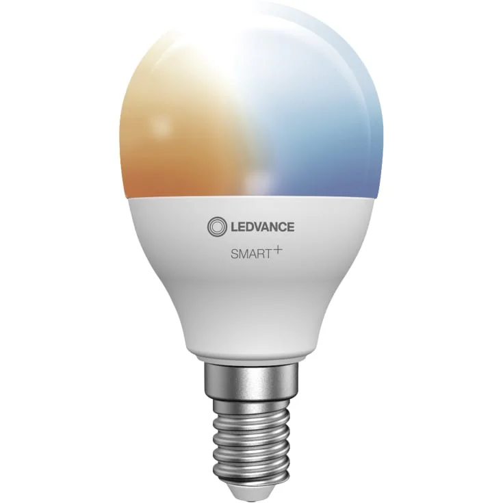 4 stk Ledvance Smart+ Zigbee E14 kronepære, justerbar hvit, 4,9W | 4058075729124 4 stk Ledvance Smart+ Zigbee E14 kronepære, justerbar hvit, 4,9W | 4058075729124