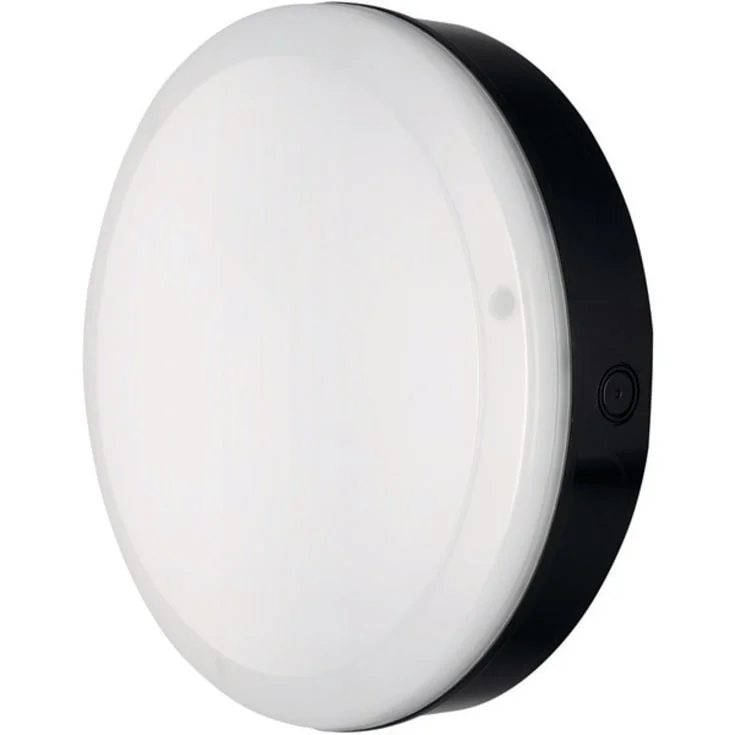 Ledvance Surface Bulkhead vegglampe utendørs, svart, 4000K, Ø25 cm | 4058075647206 Ledvance Surface Bulkhead vegglampe utendørs, svart, 4000K, Ø25 cm | 4058075647206