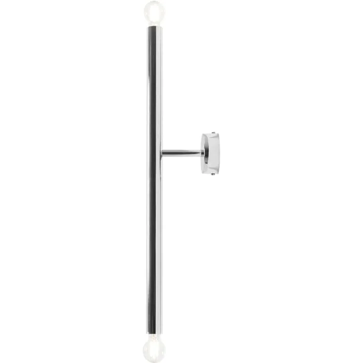 Aldex Tubo 2 vegglampe, krom, 60 cm | AL1072D4-S Aldex Tubo 2 vegglampe, krom, 60 cm | AL1072D4-S