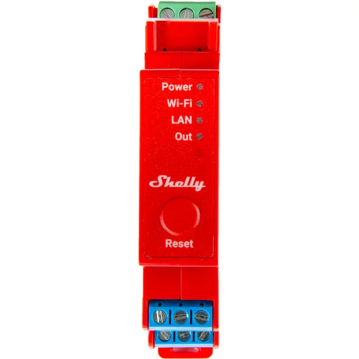Shelly Pro 1 effektmåling, wifi-relé | 3800235268018