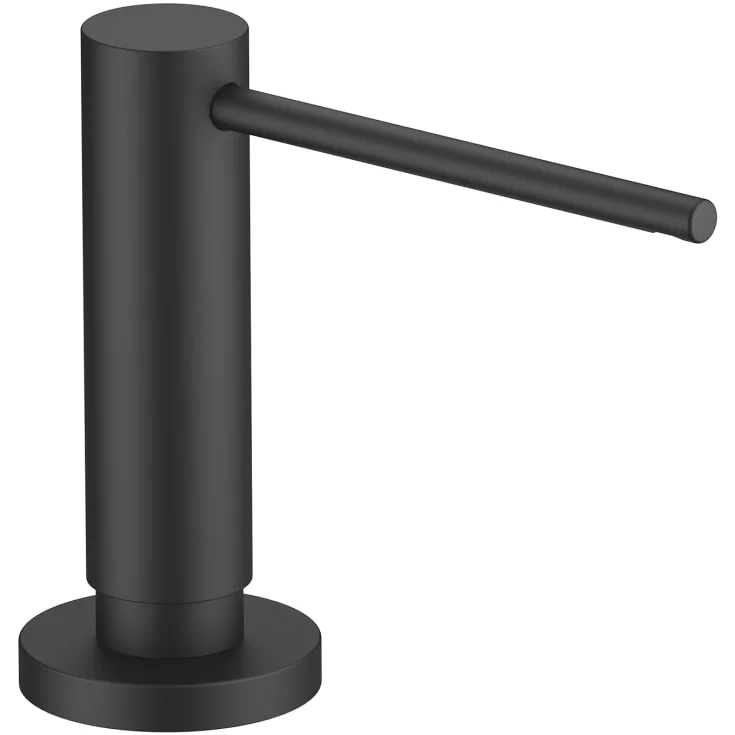 Dornbracht såpedispenser med rosett, sort matt | 82434970-33 Dornbracht såpedispenser med rosett, sort matt | 82434970-33