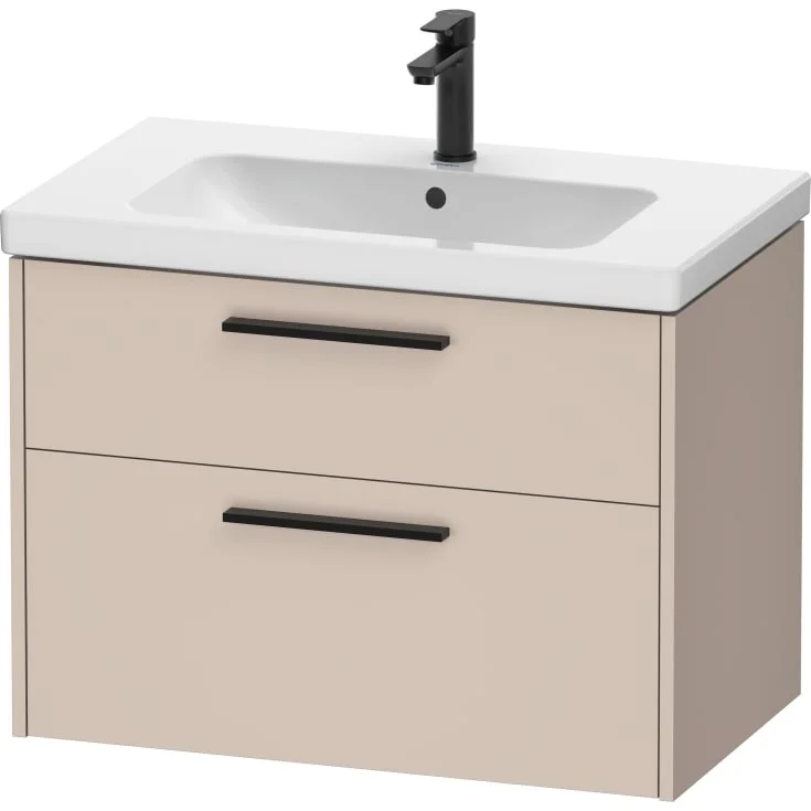 Duravit D-Code møbelpakke, 80x48 cm, beige matt | 930235321+pakke