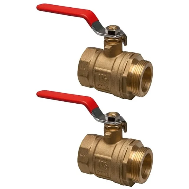 Uponor Magna kuleventil, 2x G 1 1/2, sett | 046251111