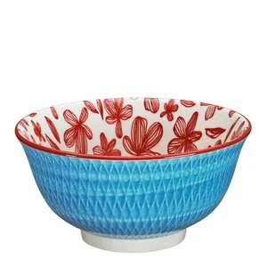 AMICI skål 85 cl 18 cm rombe blå v:2413074