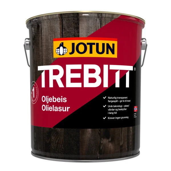 Trebitt oljebeis seterbrun 4.5l v:7267473 Trebitt oljebeis seterbrun 4.5l v:7267473