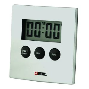 Digital timer aluminium grå v:8609081