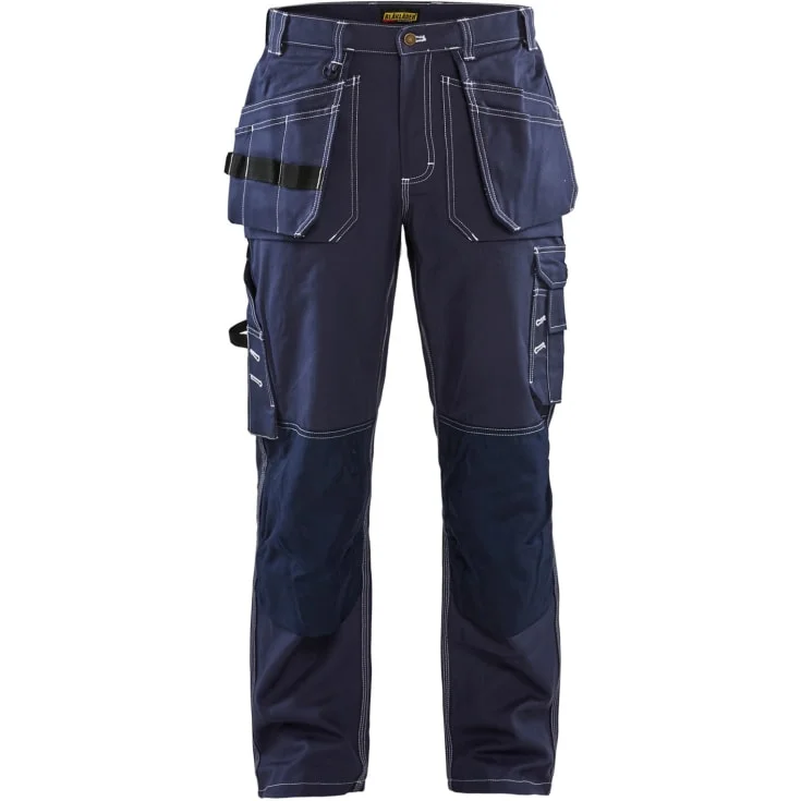 Blåkläder Workwear 1530 håndverkerbukser, marineblå, str. D100 | 1530-1370-8800_D100
