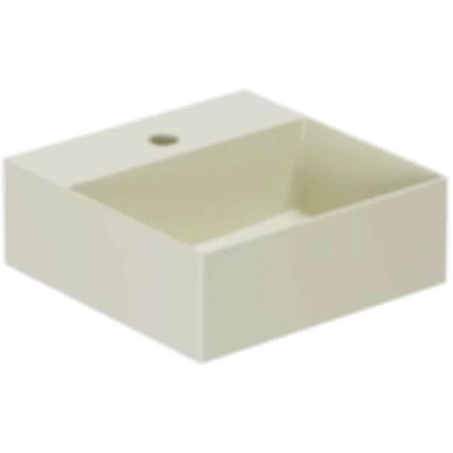 Lavabo Elegance SQ 35 servant, 35x35 cm, matt beige | 121037026