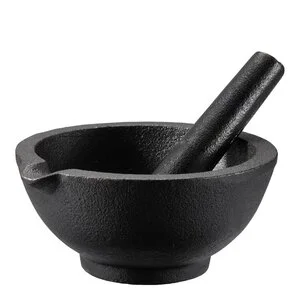 Gilly støpejernsmortel 13 cm svart v:6971496