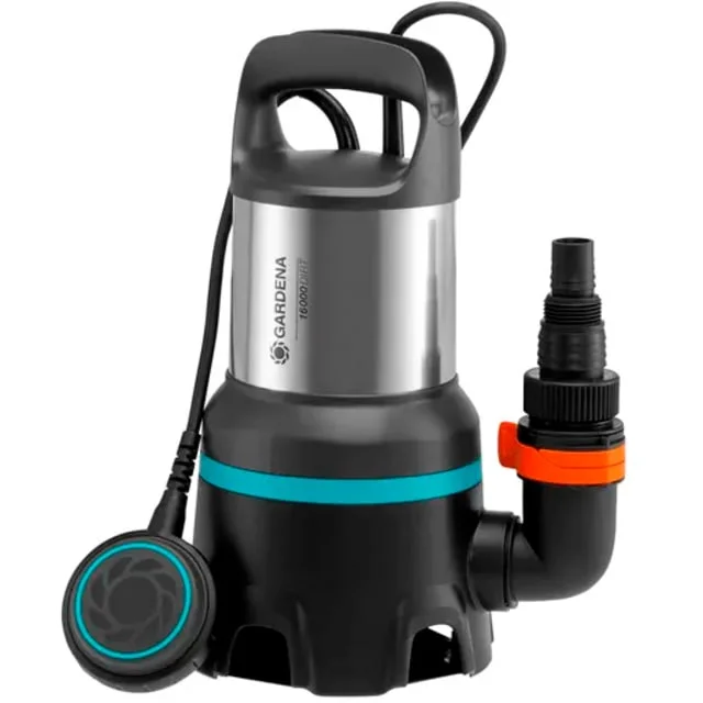 Gardena 16000 nedsenkbar pumpe, for urent vann, 16 000 l/t | 09042-20 Gardena 16000 nedsenkbar pumpe, for urent vann, 16 000 l/t | 09042-20