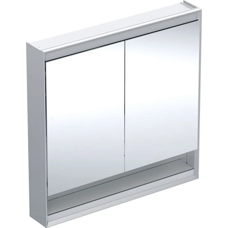 Geberit One speilskap, 90×90 cm, aluminium | 505.833.00.1 Geberit One speilskap, 90×90 cm, aluminium | 505.833.00.1