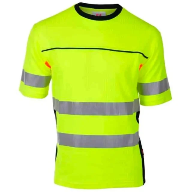 Bekken & Strøm Bergset T-skjorte, HiVis kl.2, unisex, str. 3XL, gul/sort | 646819 Bekken & Strøm Bergset T-skjorte, HiVis kl.2, unisex, str. 3XL, gul/sort | 646819
