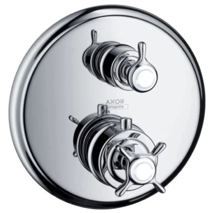 Axor Montreux Termostat, med 2 utløp, for innbygging, krom | 16820000 Axor Montreux Termostat, med 2 utløp, for innbygging, krom | 16820000