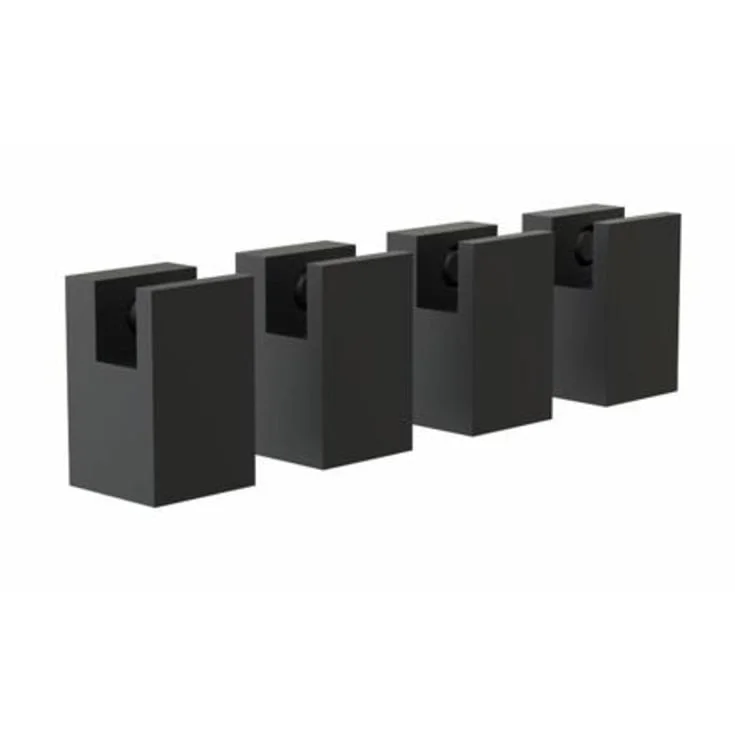 Frost Quadra speilbeslag, sort, 4 stk | Q302102275