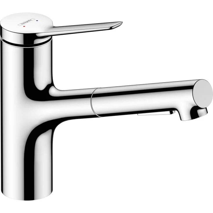 Hansgrohe Zesis M33 kjøkkenarmatur, uttrekkbar tut, krom | 74810000