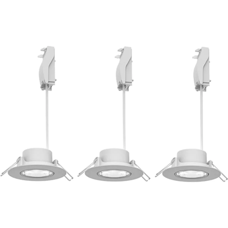 Philips Cilantro downlight, hvit, 3-pk | 929004936501