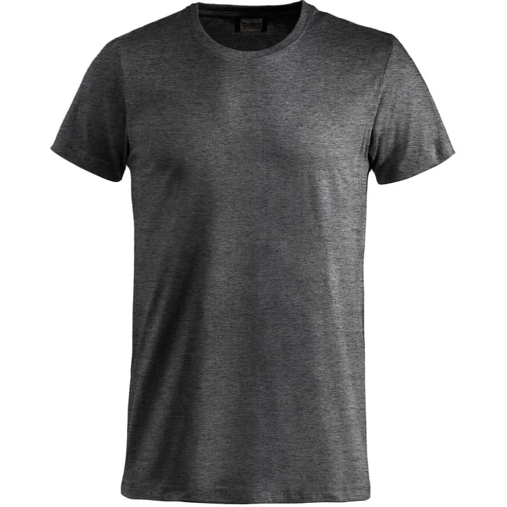 Clique Basic t-skjorte, koksgrå melert, str. L | 029030-955_L