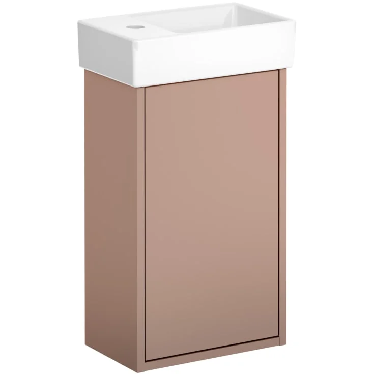 Gustavsberg Artic Small møbelpakke, 36x22 cm, rosa | GB71ACVC34T001R